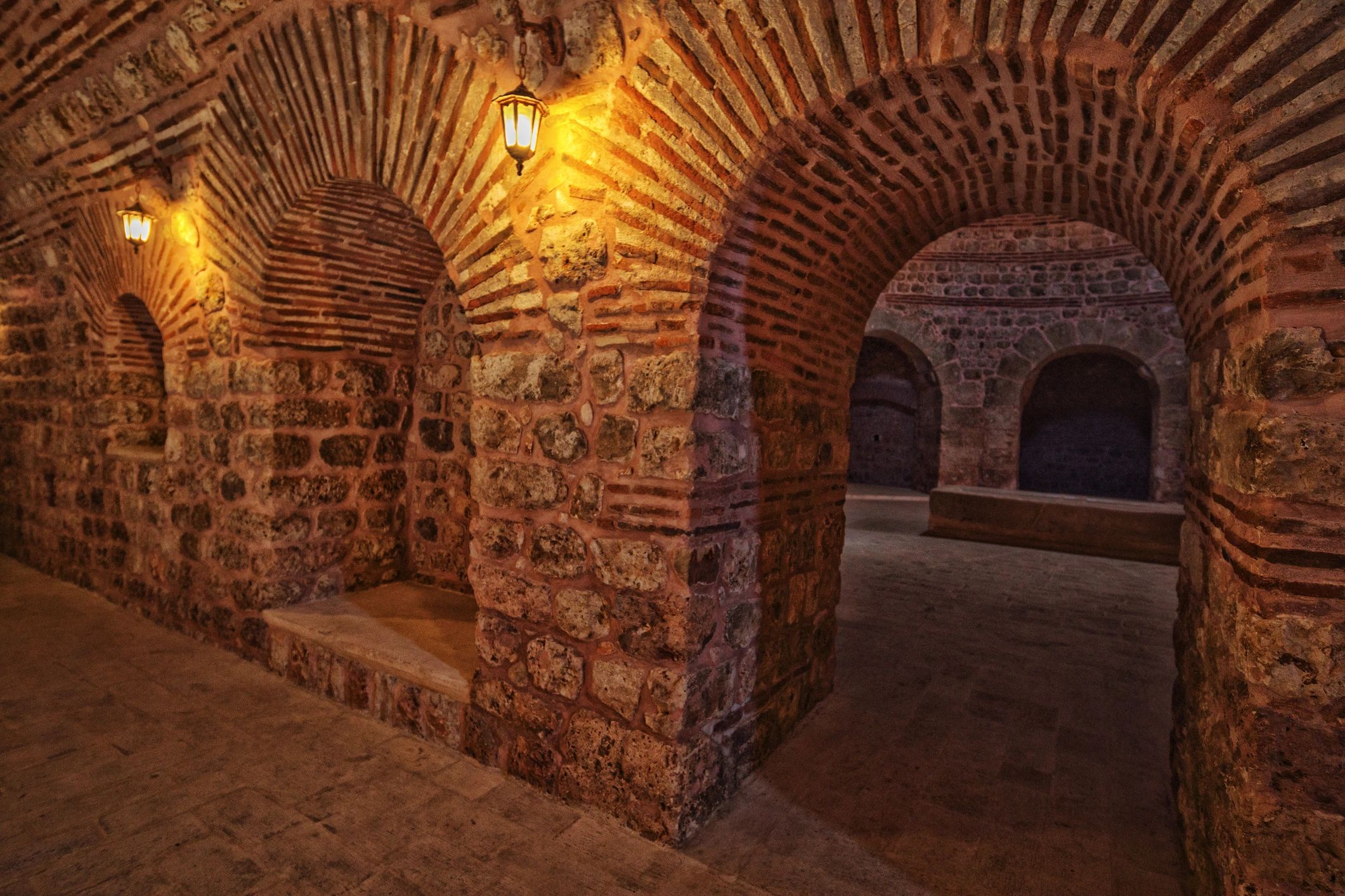 Historic church interior architecture